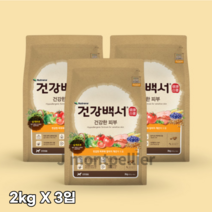 건강백서 전연령 생선 건강한 피부 애견사료, 0   healthy skin(건강한 피부), 6kg, 25개