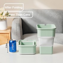 음식물 분쇄기 가정용 싱크대 쓰레기 건조기 미니 휴대용 자동차 및 접이식 통 주방 통 캠, 01 1PCS Bucket