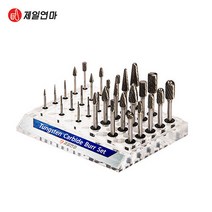 제일연마 초경 로타리바 생크 3mm 6mm 원통형 원뿔형 다이아몬드 절삭공구 모따기, 생크6mm, SC-6M