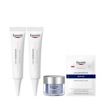 [유세린] 이븐래디언스 다크서클 아이크림 15ml 2개 [증] 나이트크림 20ml+울센마스, 1:유세린 이븐래디언스 다크서클 아이크림 15ml 2개