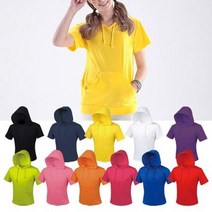 무지 반팔 후드티셔츠 S-XL SD-6601