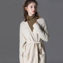 리스트 벨티드 브이넥 울니트 가디건 택가격 258000원