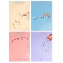 PP 더블 레버화일 (몽알몽알)/파일홀더 서류보관 클립보드파일