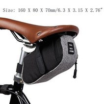 자전거 안장 가방 나일론 자전거 가방 방수 스토리지 안장 좌석 사이클링 테일 후면 파우치, Type A Grey|기타|스페인, 13 N, 1개