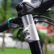 피케이몰 자전거 핸들 높이조절 헤드업 스템 바 핸들바 올리기, 1개, 블랙