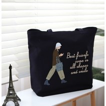 워킹걸 에코백 데일리캐쥬얼 보조가방 학원가방