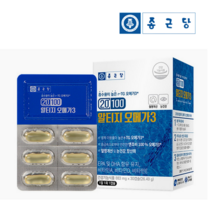 종근당 알티지 rtg 오메가3 30캡슐 1개월분 오메가 혈행 개선 눈 영양제, 1개