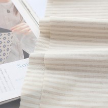 원단 워싱 선염 린넨원단 체크 스트라이프