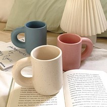 도트 라운드 머그컵 (3colors), 크림, 색상:크림