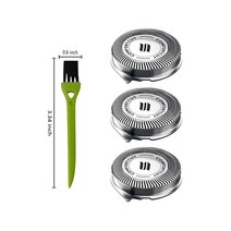 philips 호환 Norelco 시리즈 면도기 SH30 교체 용 헤드 3000 2000 1000 S738 클릭 및 스타일 컴포트 컷 쉐이빙, [01] SH30  3-PACK, [01] SH30  3-PACK