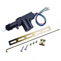 actuator power door lock 액추에이터 모터 5 wire 12v car locked system alarm voertuig entry single gun, 1-없음