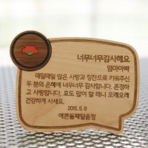 할말있어요 미니카드감사패 카네이션(고급형)-주문제작-사고뭉치, 디자인선택:h.크로스