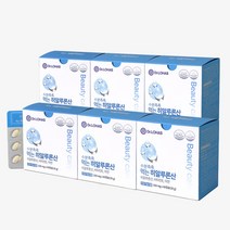 닥터로하스 수분촉촉 먹는 히알루론산 500mg x 60캡슐 1박스 이너뷰티 보습 피부영양제 비타민E 아연, 히알루론산 6박스(360정)
