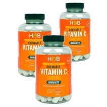 홀랜드앤바렛 비타민C 츄어블 1000mg 120정 3팩 Holland & Barrett High Strength Chewable Vitamin C