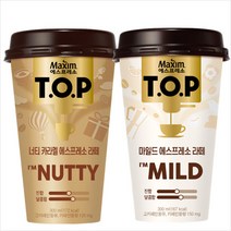 [티오피컵커피]TOP마일드300mlx10개+TOP너티카라멜 300mlx10개, 300ml, 1세트