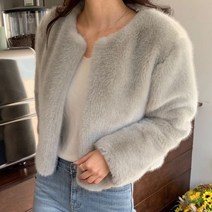 휴드 린 모조모피 자켓 3color