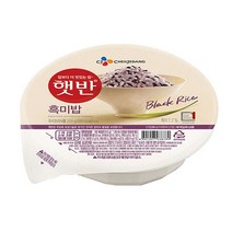 햇반 흑미밥 작은공기 130g 즉석밥, 6개