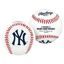 Rawlings MLB LA 다저스 야구공 화이트 바이오더, New York Yankees