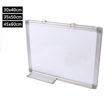 안내메모보드 유치원 급식안내칠판 세미나룸 미니화이트보드 벽걸이화이트보드, 30x40cm