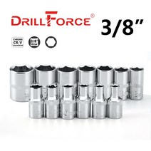 Drillforce 6-24mm 렌치 소켓 3/8 