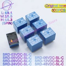 릴레이 핀 개 로트, 01 SRD-03VDC-SL-C