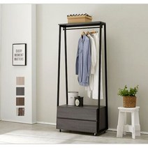 이동식 행거장 2단 800 서랍장 옷걸이 GD0423_05 스틸, 상세페이지 참조, 본상품선택