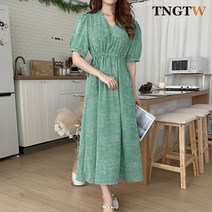 TNGTW 도트 스트링 맥시원피스 그린 THC0CBD18 HGR