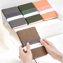 델리 누사인 베이직 소프트 커버 수첩 노트, 카키(NS263)