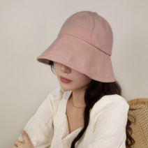 초콜리트쥬얼리 웨스트 와이어 벙거지 면 여성 와이드챙 버킷햇 보넷 여름 모자 3컬러