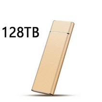 Portable SSD High Speed 2TB 1TB 500GB Type-C External Hard Drive 4TB 16TB USB 3.1 Storage Disks For, [33] Gold 128TB