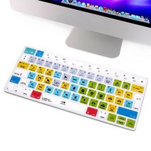 맥북 lg그램 노트북키보드커버 삼성 노트북키스킨 HRH 키보드 스킨 매직 (MLA22LL/A MLA22B/A) 바로 가기 핫 키 보호 커버 유럽/ISO 레이아웃, 한개옵션1, 01 Premiere-Pro-CC