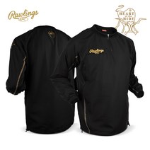 롤링스 선수용 HOH 긴팔바람막이 점퍼(어센틱) 블랙/블랙/골드