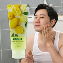 엘클레어 레몬 필링 젤 바디 페이스 1개 Peeling gel 각질제거 남자 얼굴 순한 블랙헤드 크림 세럼 발뒷꿈치