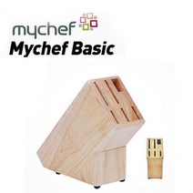 도루코 마이셰프 원목칼꽂이 나무꽂이 칼블럭 칼꽂이 원목 주방용 주방소품, E마이셰프원목칼꽂이