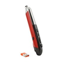 펜마우스 마우스펜 드로잉 마우스 포터블펜 chyi 무선 펜 인체 공학적 usb 광학 1600 dpi 연필 터치 펜 ppt 포인터 laser mouse for pc 노트북, 없음, Red