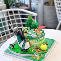 골프 장식품 볼펜 개업선물 사무실 스크린골프장 인테리어 장식 소품, 빨간 생일 축하해