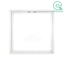 금강산업 알루미늄 컬러 점검구(나사형)(300mm) (1EA), 반광, 화이트, 1개