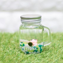 미니가든 손잡이(소) 마리모 DIY 세트 마리모포함 단체실습 마리모세트, 색돌6.빨강믹스