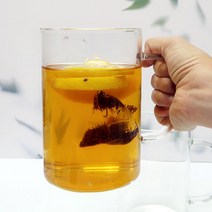 Bestra 홈카페 내열유리 머그컵 1000ml, 투명, 2개