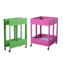 이동식 매대 진열대 가판대 행사매대 마트 행사 시장, 상세이페이지 참고, 간단한 분홍색 작은 섹션