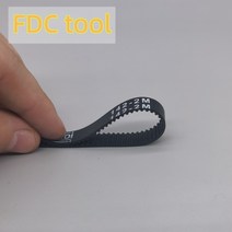 타이밍풀리 2MGT 동기 밍 벨트 피치 길이 140 너비 6mm 고무 폐쇄, 01 4mm_11 2M-168mm_01 1 개
