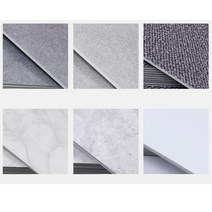 붙이는 접착식 바닥 인조 대리석 데코타일 셀프시공 방법 현관 사무실 베란다 점착 박람회 시트지, TL04 무광 화이트