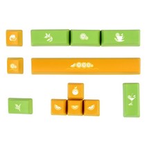 키보드키캡 PBT 5 면 염료 서브 베드 키캡 6.25U 스페이스 탭 ESC 입력 방향 키 OEM 프로필 포인트 키보드, 한개옵션2, 03 D, 한개옵션1