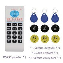 RFID 전자키 복사기 13.56Mhz UID 태그 리더 125Khz T5577 키 IC ID 복제 NFC 스마트 칩 라이터, 그림과 같이 2