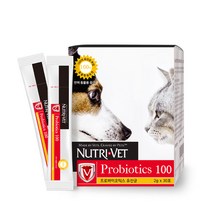 뉴트리벳 프로바이오틱스 강아지 유산균 100억 30포, 단품