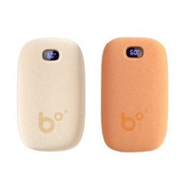 샤오미 JISU 휴대용 손난로 보조배터리 2in1 양면발열 캐미시어 손난로 3단 온도조절 방한용품, 오렌지