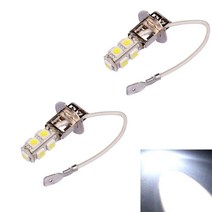 자동차전조등 2 개대 자동차 조명 h3 led 높은 전원 led 안개등 하루 실행 호환