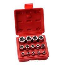 오링 E자형 슬리브 조합 세트 6 앵글 매화 자동차 수리 키트 도구 기계 14 피스581799, 레드