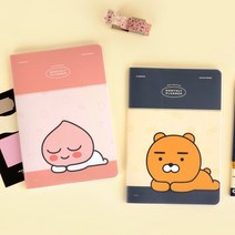 카카오프렌즈 라이언 어피치 먼슬리 플래너 스케쥴러 캐릭터 다이어리 일지 계획표 만년형