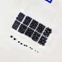 5사이즈)블랙구슬 인형눈 세트함